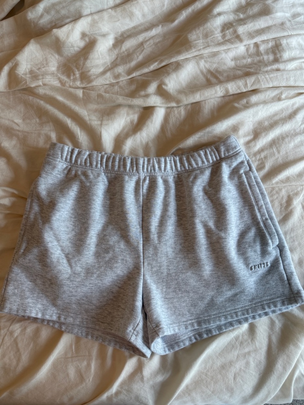 SKIMS Light Gray Athletic Lounge Shorts